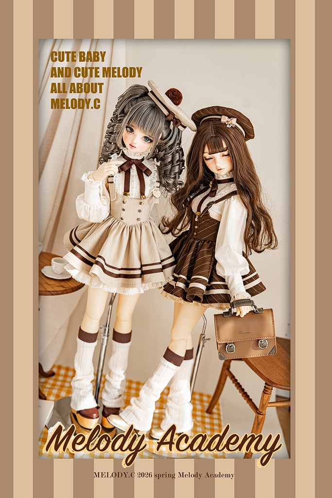 【1/3girl size】Melody Academy ジャンスカセットshort ver