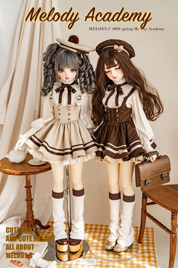 【1/3girl size】Melody Academy ジャンスカセットshort ver