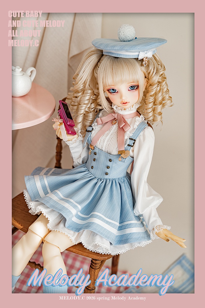 【1/3girl size】Melody Academy ジャンスカセットshort ver