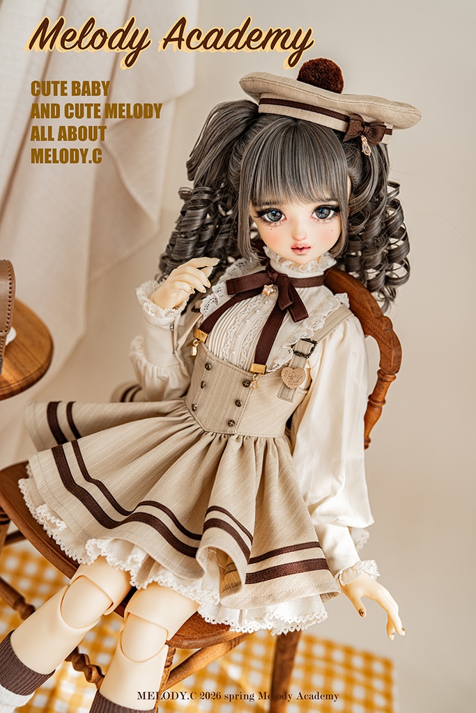 【1/3girl size】Melody Academy ジャンスカセットshort ver