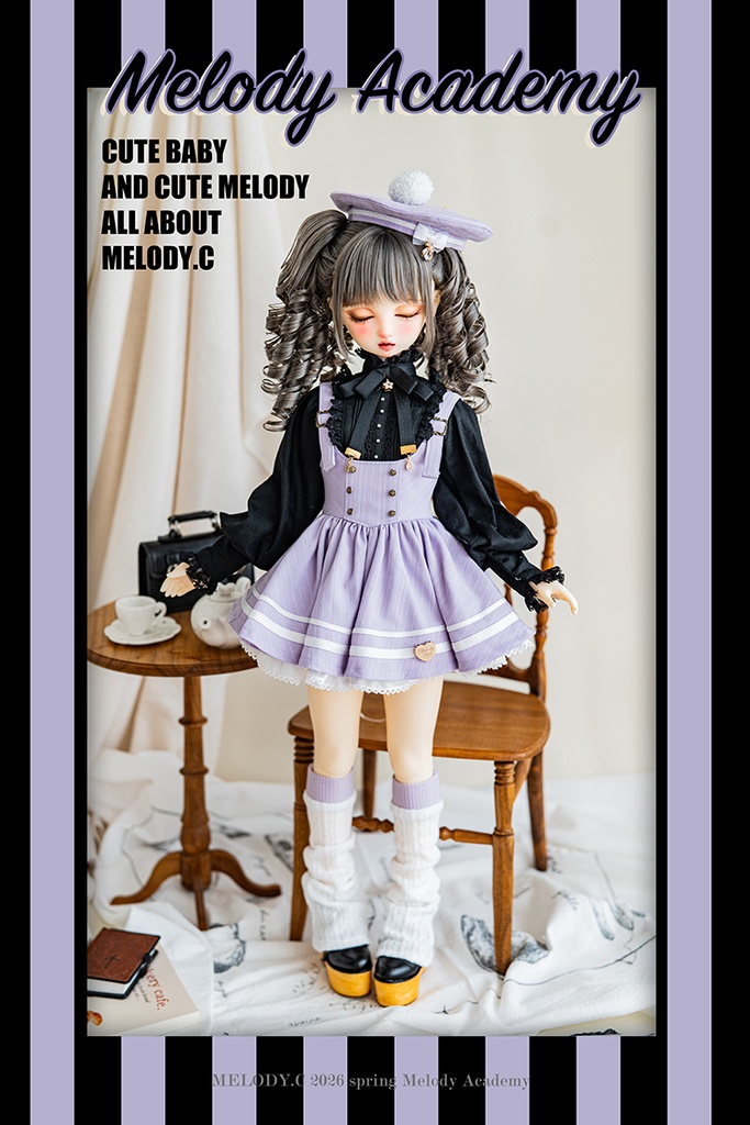 【1/3girl size】Melody Academy ジャンスカセットshort ver