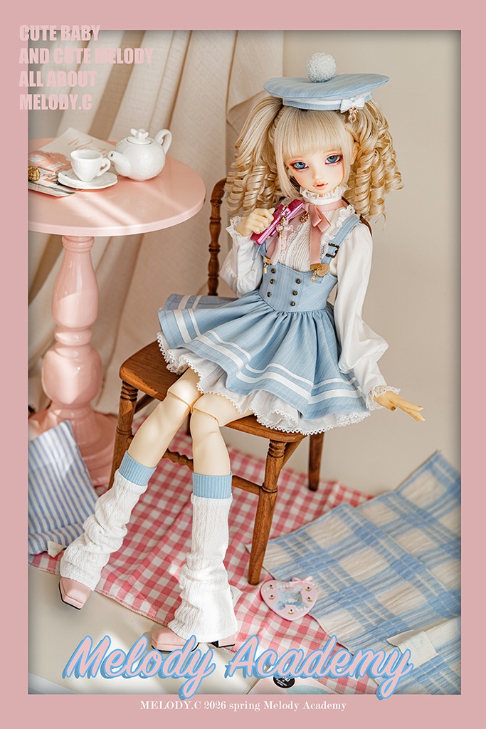 【1/3girl size】Melody Academy ジャンスカセットshort ver