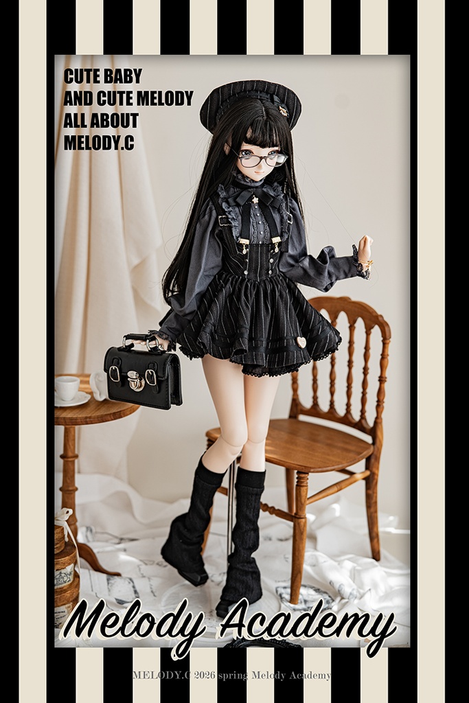 【1/3girl size】Melody Academy ジャンスカセットshort ver