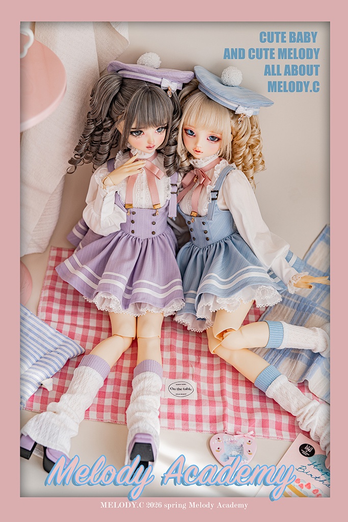 【1/3girl size】Melody Academy ジャンスカセットshort ver