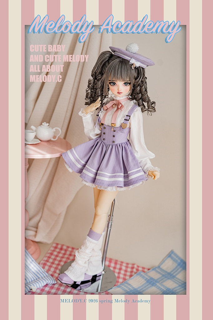 【1/3girl size】Melody Academy ジャンスカセットshort ver