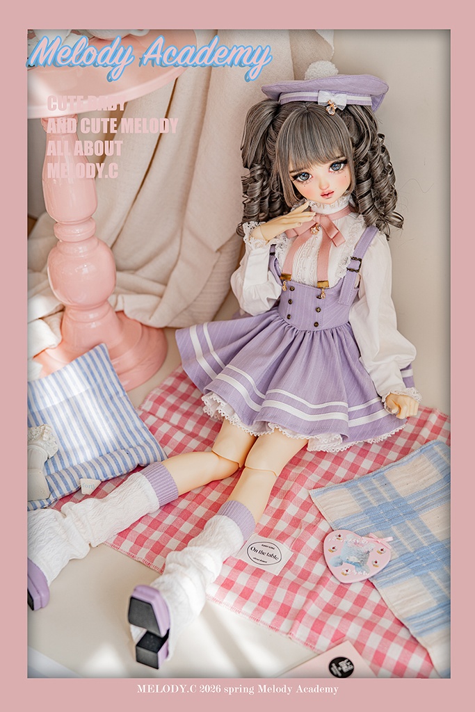 【1/3girl size】Melody Academy ジャンスカセットshort ver