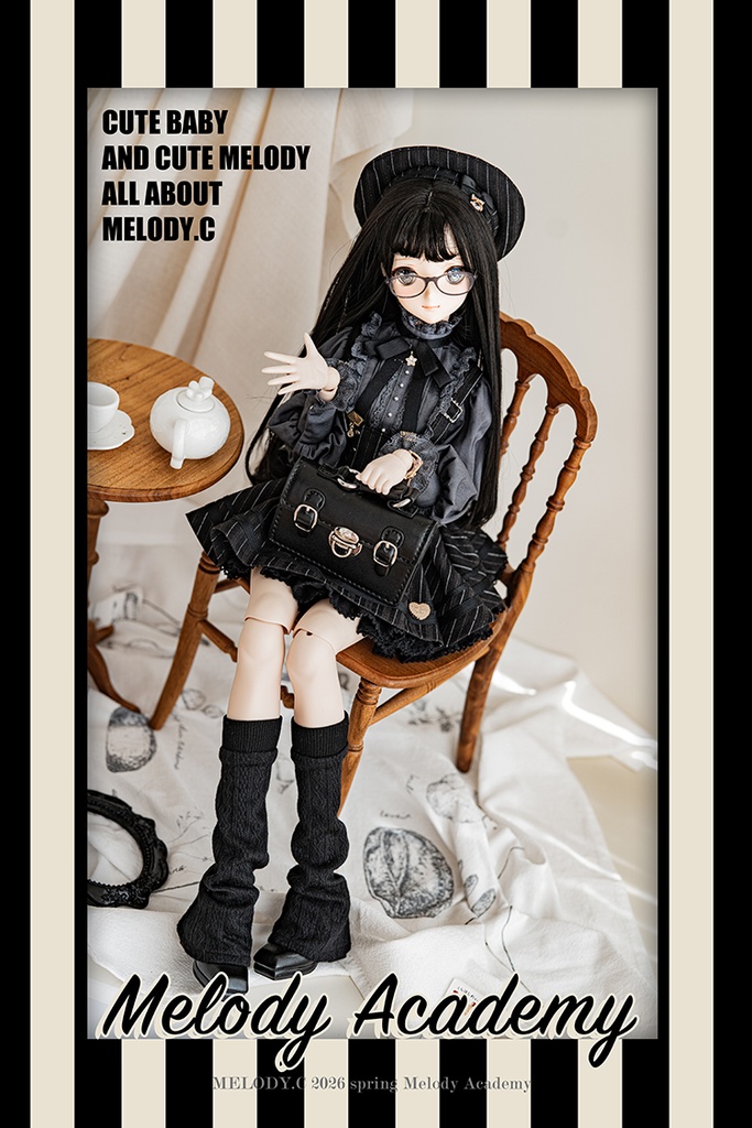 【1/3girl size】Melody Academy ジャンスカセットshort ver