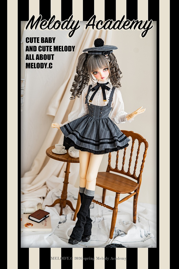 【1/3girl size】Melody Academy ジャンスカセットshort ver