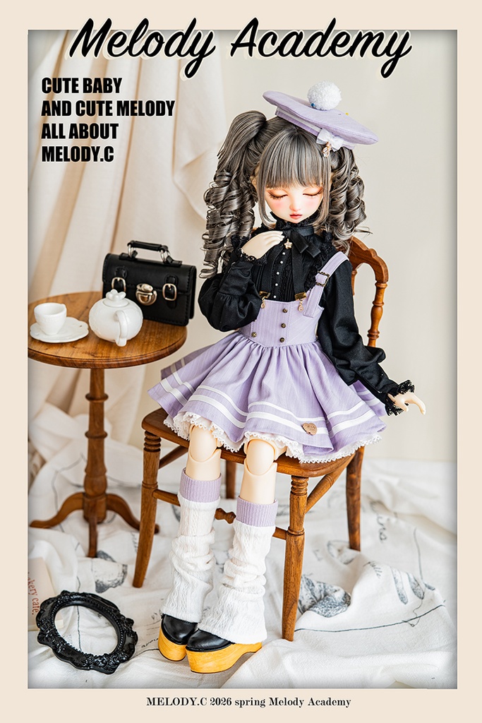 【1/3girl size】Melody Academy ジャンスカセットshort ver