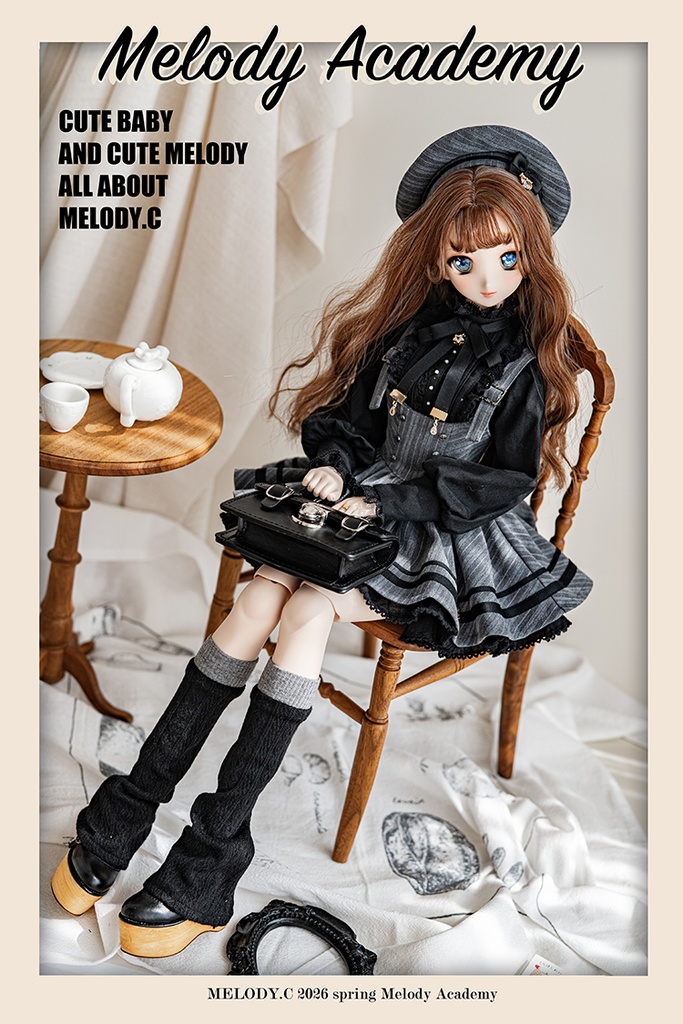 【1/3girl size】Melody Academy ジャンスカセットshort ver