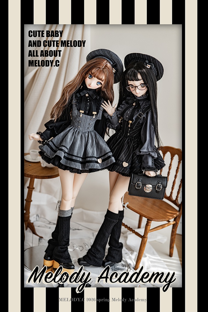 【1/3girl size】Melody Academy ジャンスカセットshort ver