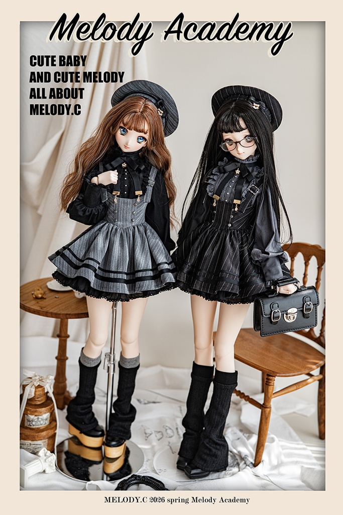 【1/3girl size】Melody Academy ジャンスカセットshort ver