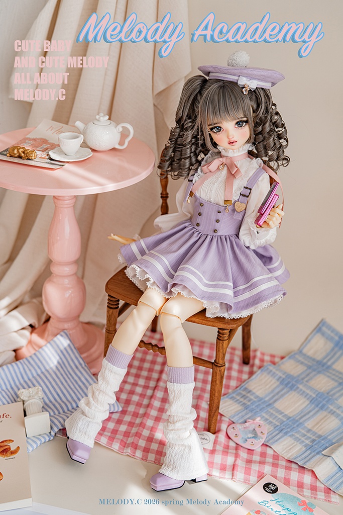 【1/3girl size】Melody Academy ジャンスカセットshort ver