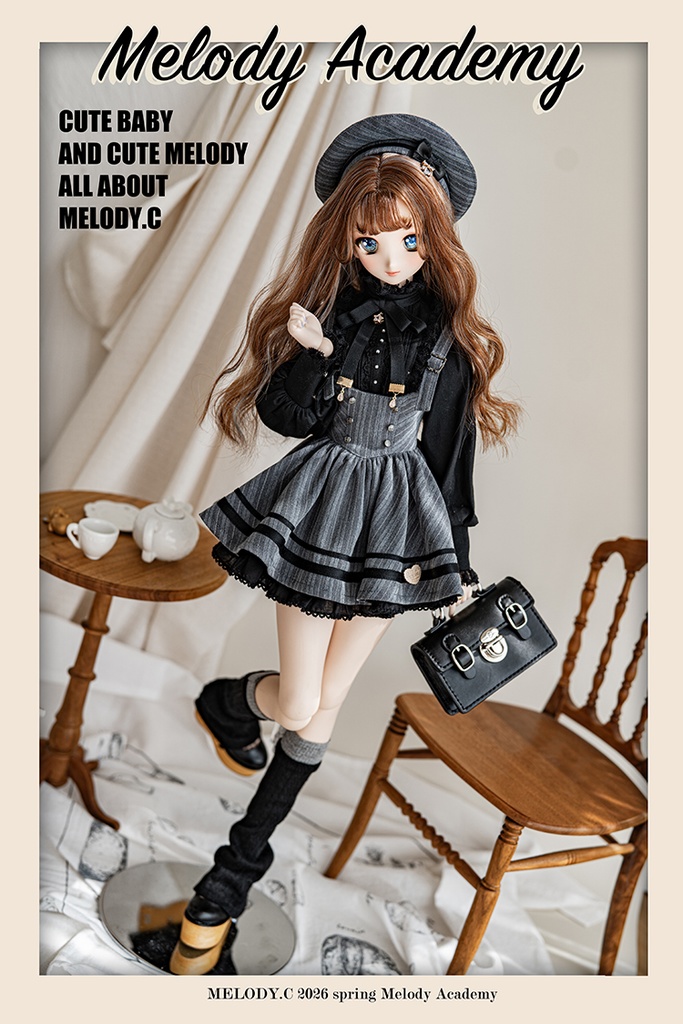 【1/3girl size】Melody Academy ジャンスカセットshort ver