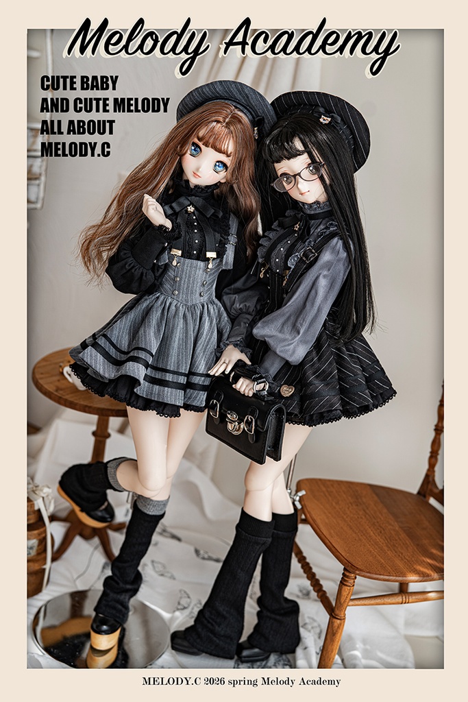 【1/3girl size】Melody Academy ジャンスカセットshort ver
