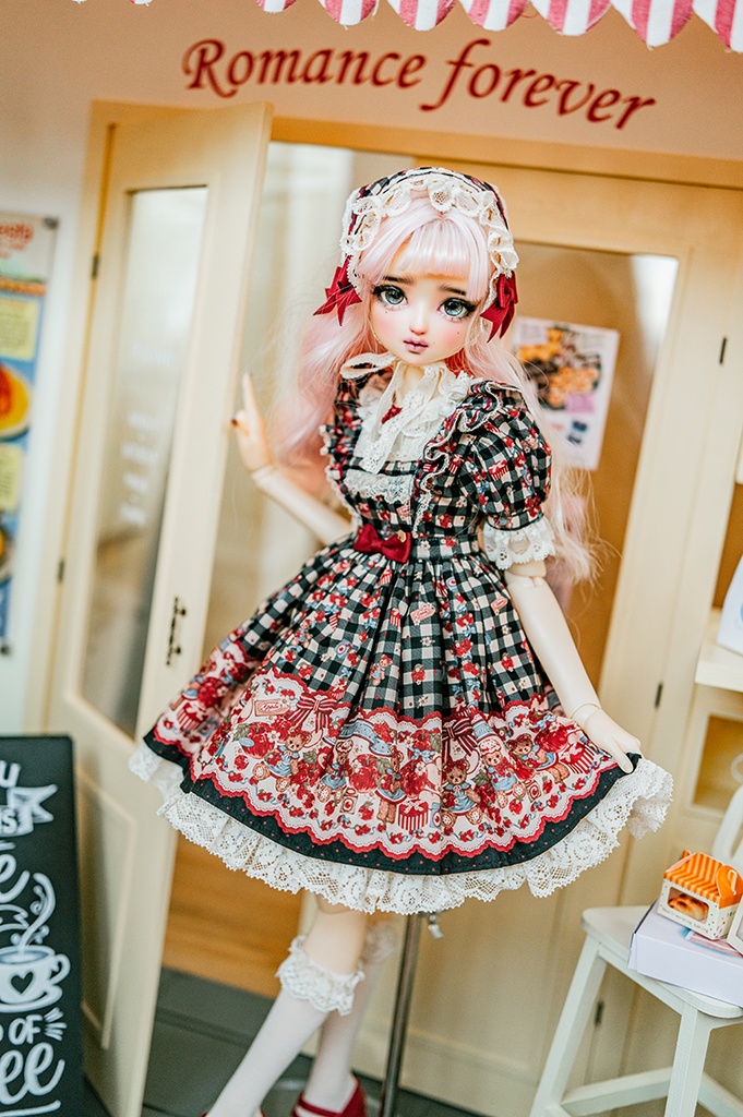 【1/3girl size】Summer Apple Orchard ワンピースセット