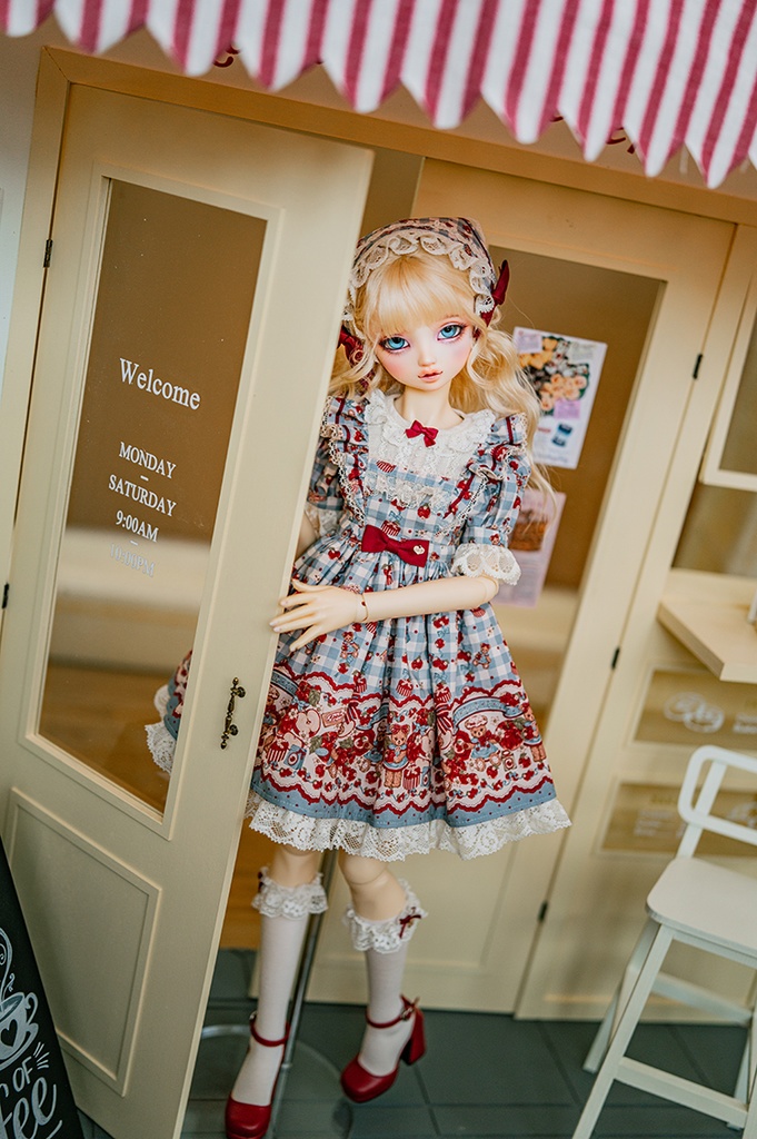 【1/3girl size】Summer Apple Orchard ワンピースセット
