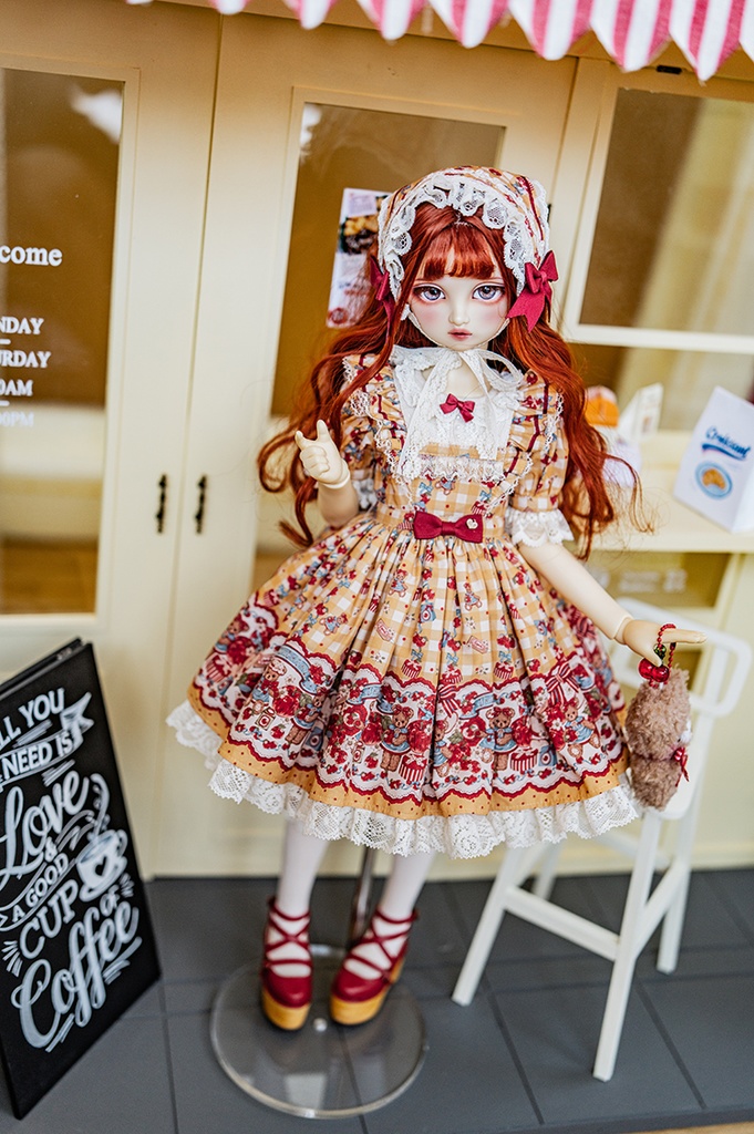 【1/3girl size】Summer Apple Orchard ワンピースセット
