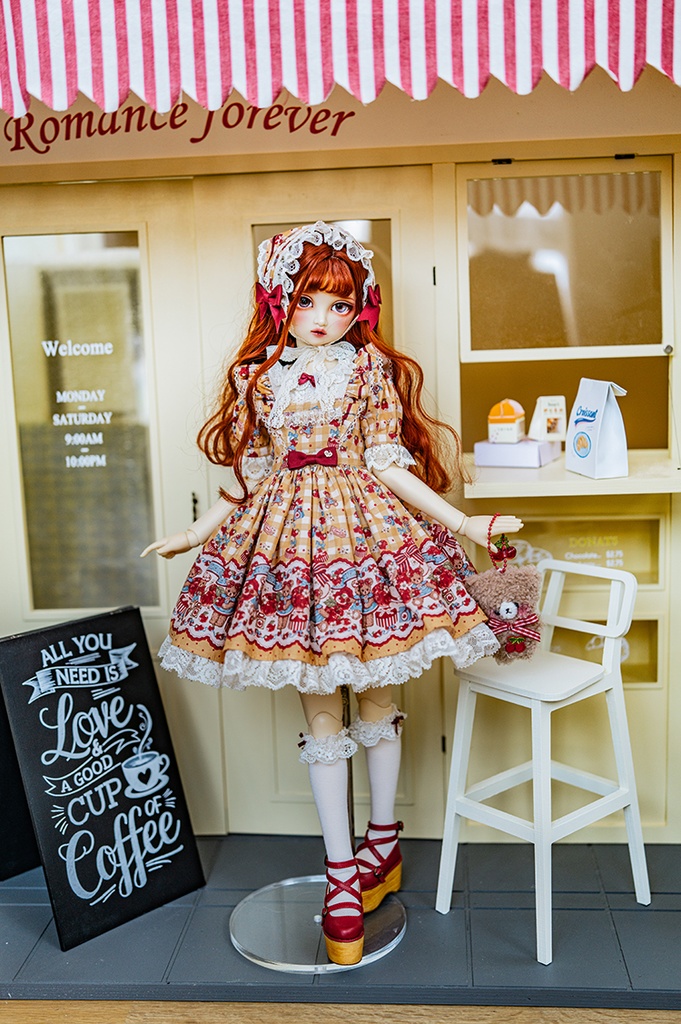 【1/3girl size】Summer Apple Orchard ワンピースセット