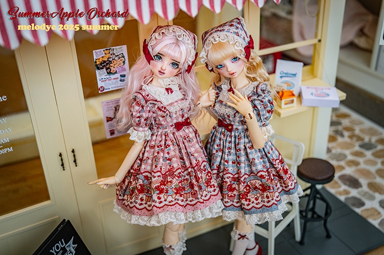 【1/3girl size】Summer Apple Orchard ワンピースセット