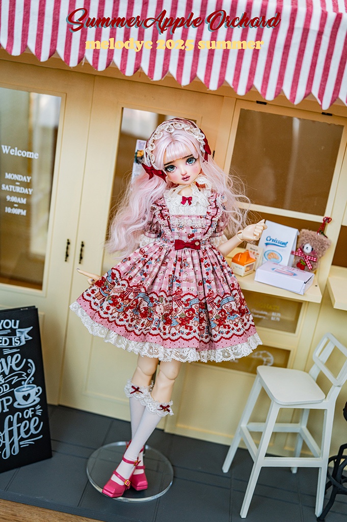 【1/3girl size】Summer Apple Orchard ワンピースセット