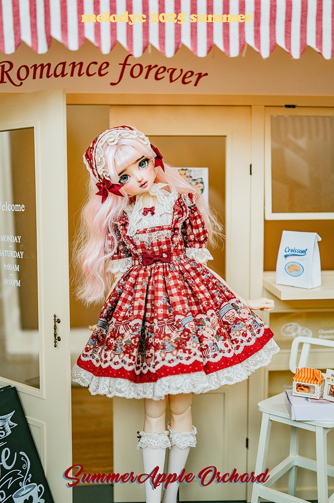 【1/3girl size】Summer Apple Orchard ワンピースセット