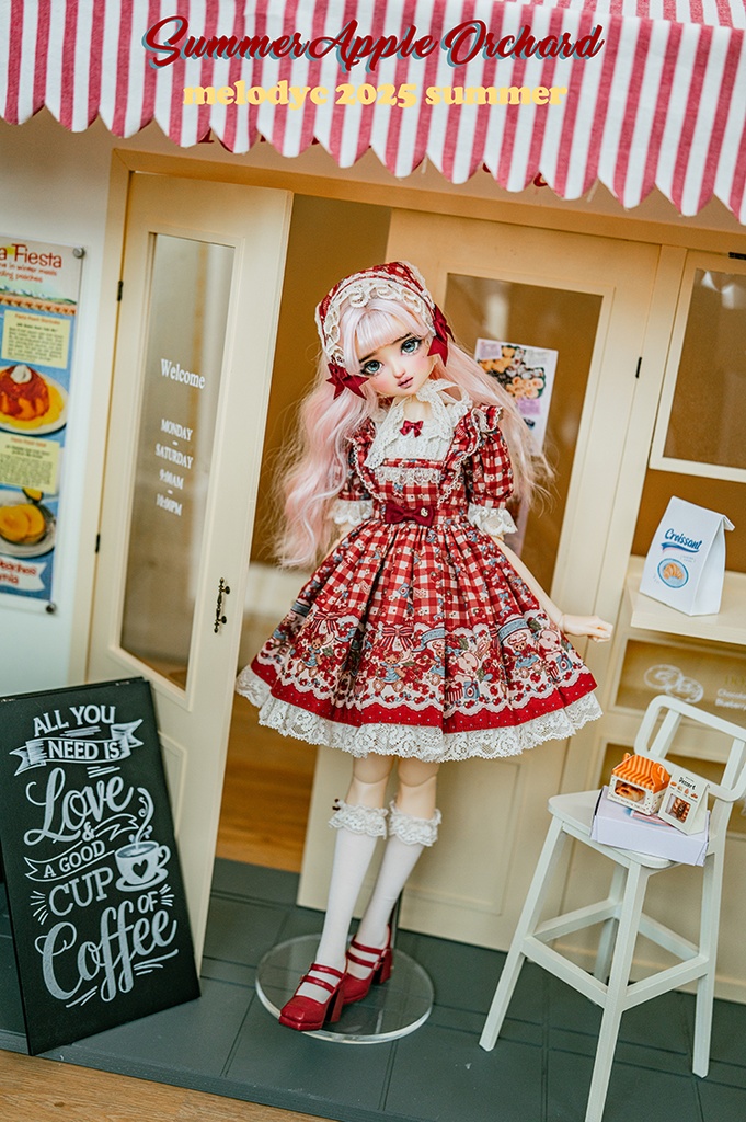 【1/3girl size】Summer Apple Orchard ワンピースセット
