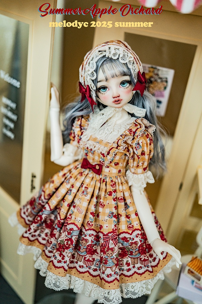 【1/3girl size】Summer Apple Orchard ワンピースセット
