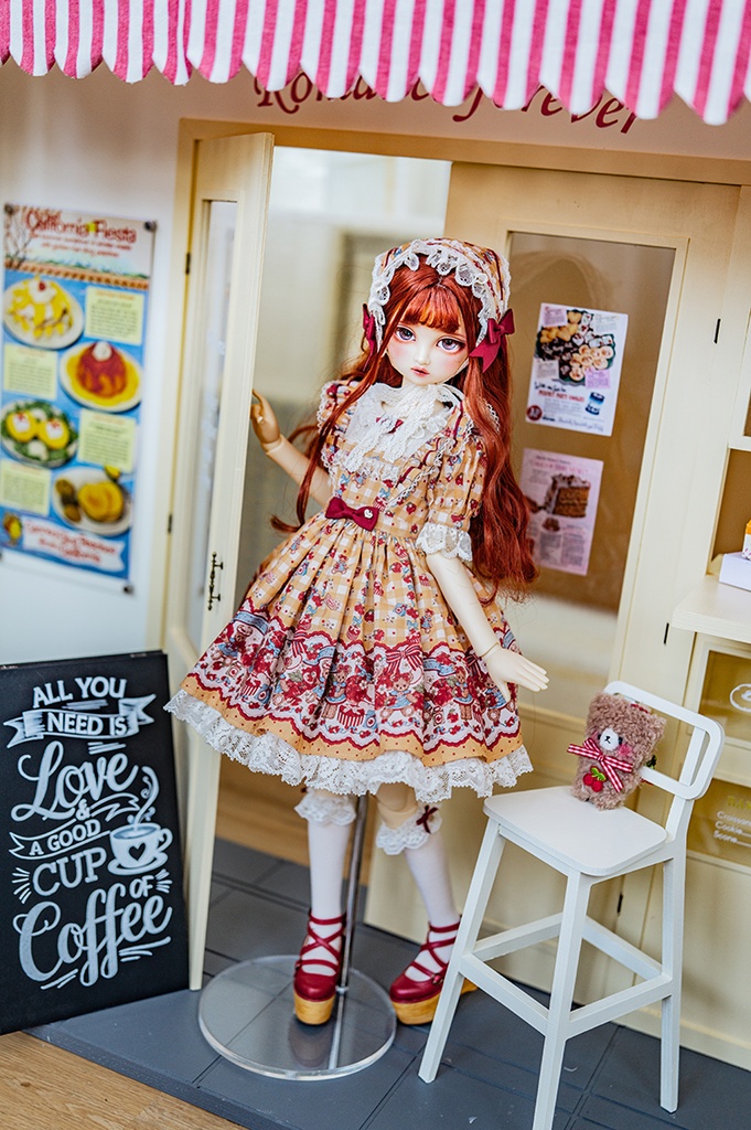 【1/3girl size】Summer Apple Orchard ワンピースセット