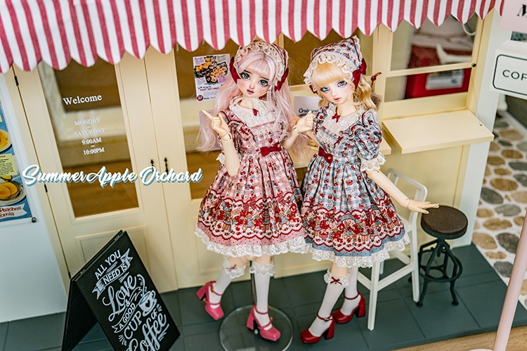 【1/3girl size】Summer Apple Orchard ワンピースセット
