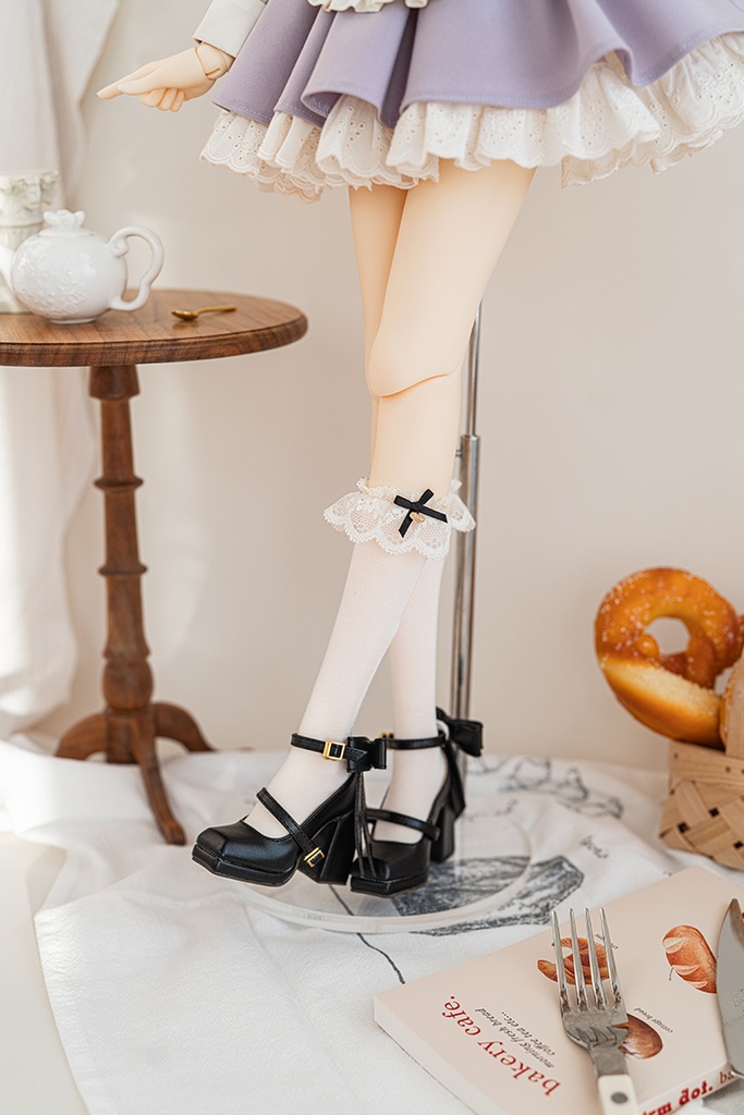 【1/3girlヒール足&DD】Mary Jane Shoes 4.0