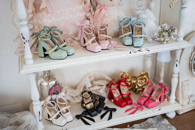 【1/3girlヒール足&DD】Mary Jane Shoes 4.0