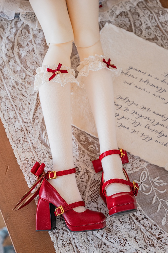 【1/3girlヒール足&DD】Mary Jane Shoes 4.0