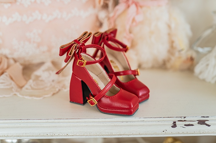 【1/3girlヒール足&DD】Mary Jane Shoes 4.0