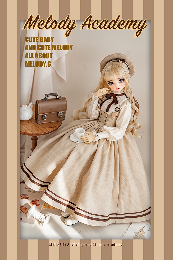 【1/3girl size】Melody Academy ジャンスカセットlong ver