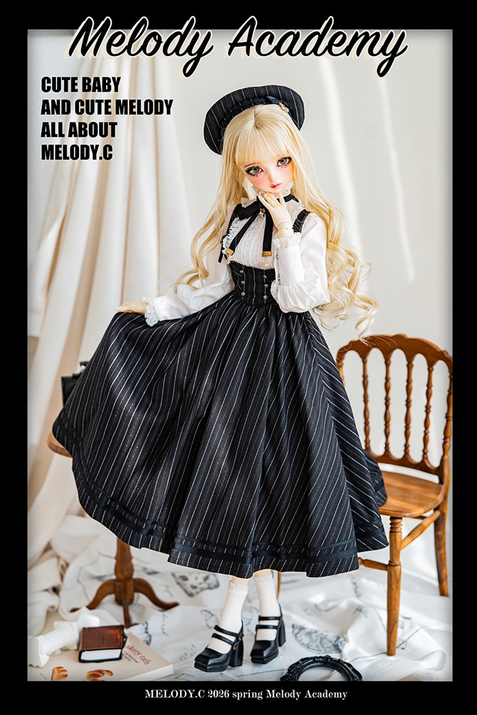 【1/3girl size】Melody Academy ジャンスカセットlong ver