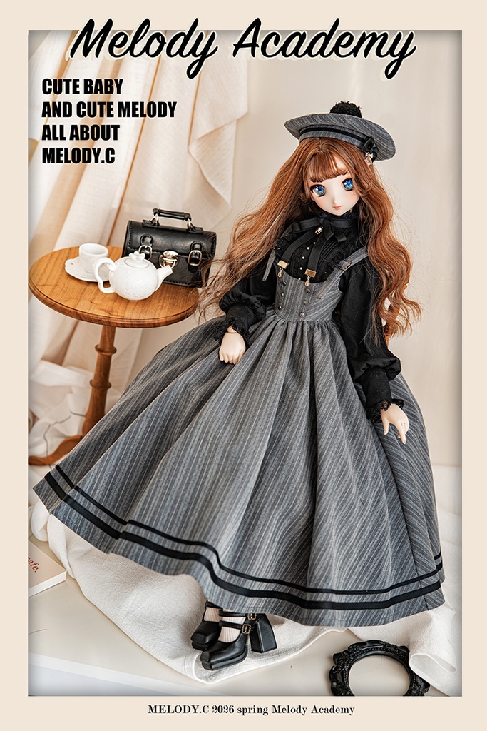 【1/3girl size】Melody Academy ジャンスカセットlong ver