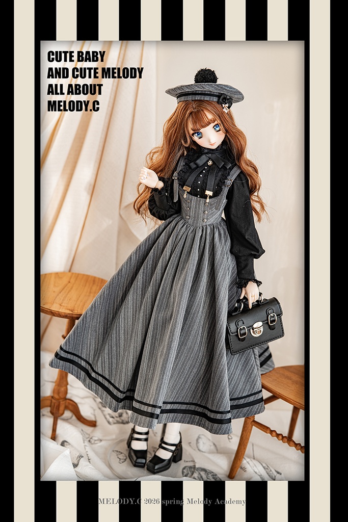 【1/3girl size】Melody Academy ジャンスカセットlong ver