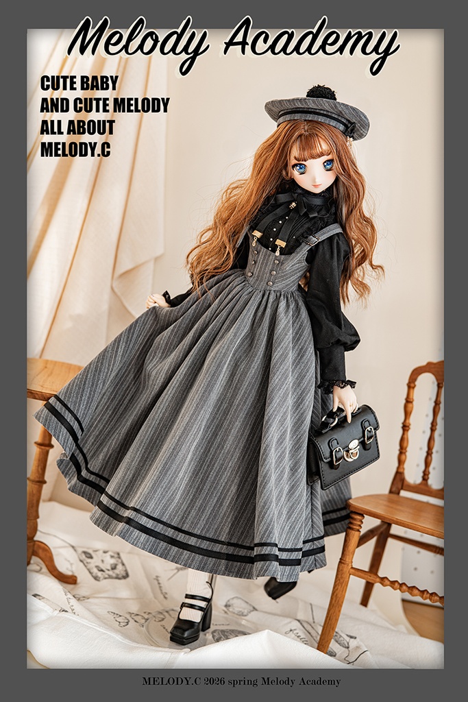 【1/3girl size】Melody Academy ジャンスカセットlong ver