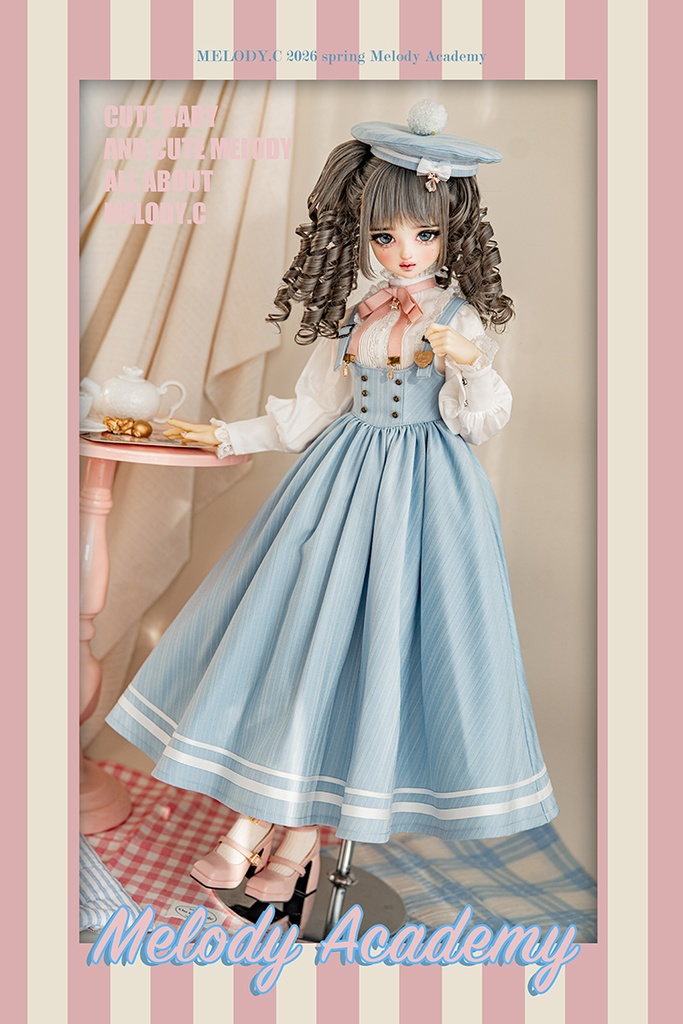 【1/3girl size】Melody Academy ジャンスカセットlong ver