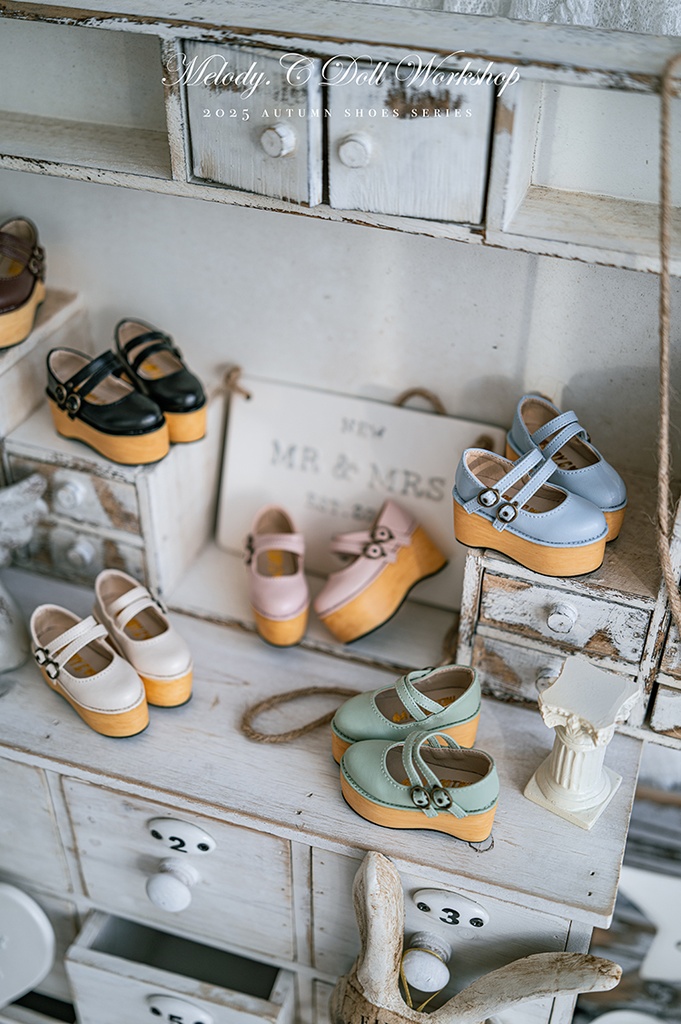 【SDM/MDD】Wベルト厚底シューズ