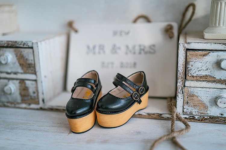 【SDM/MDD】Wベルト厚底シューズ