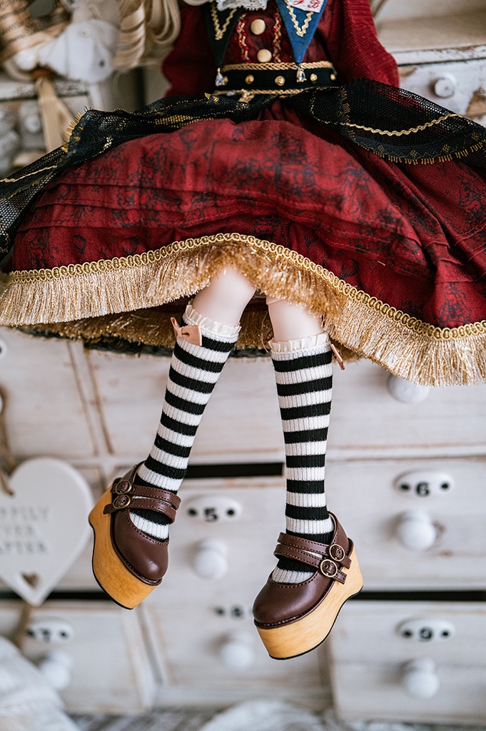 【SDM/MDD】Wベルト厚底シューズ