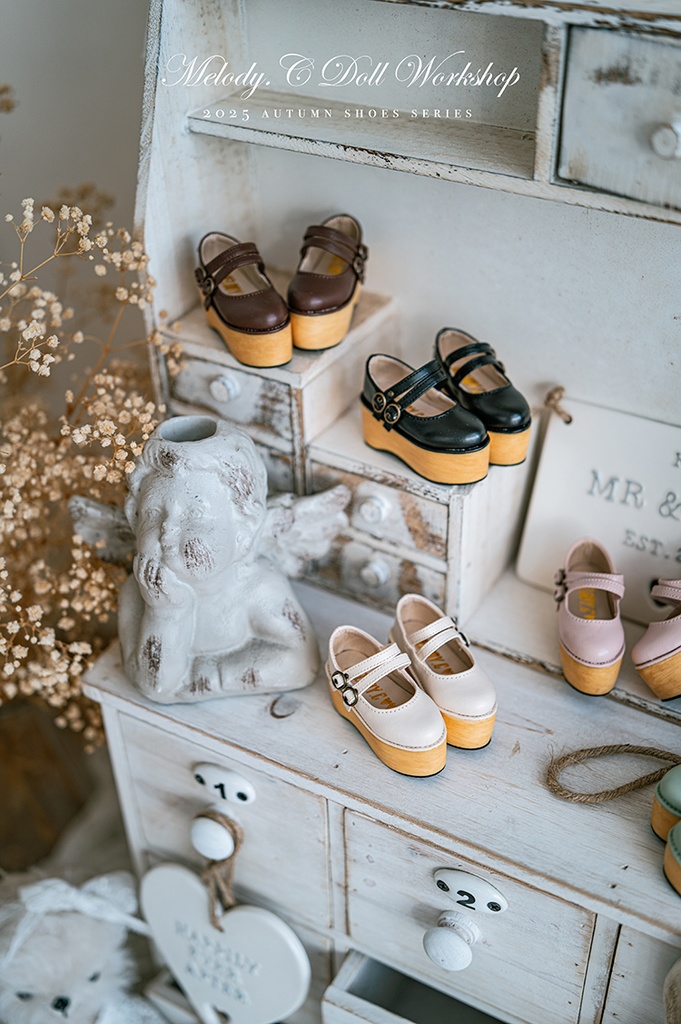 【SDM/MDD】Wベルト厚底シューズ