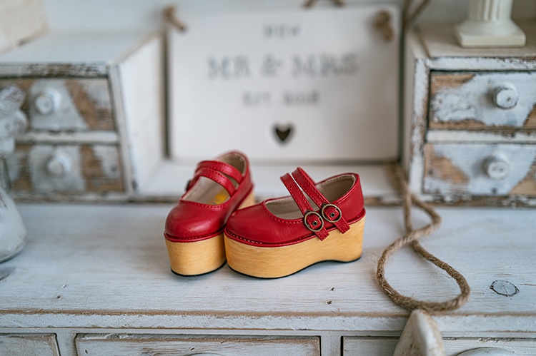 【SDM/MDD】Wベルト厚底シューズ