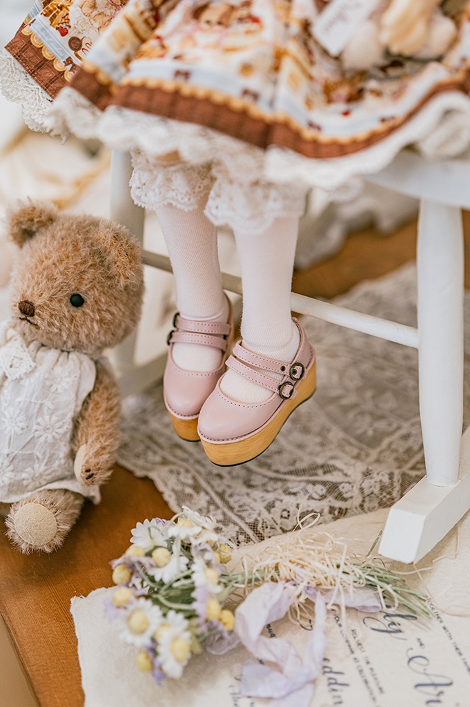 【SDM/MDD】Wベルト厚底シューズ