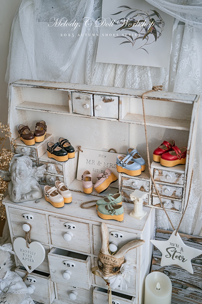 【SDM/MDD】Wベルト厚底シューズ