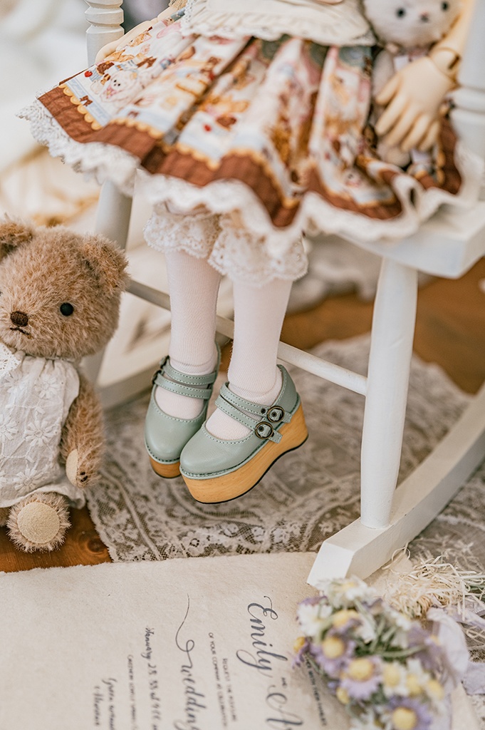 【SDM/MDD】Wベルト厚底シューズ