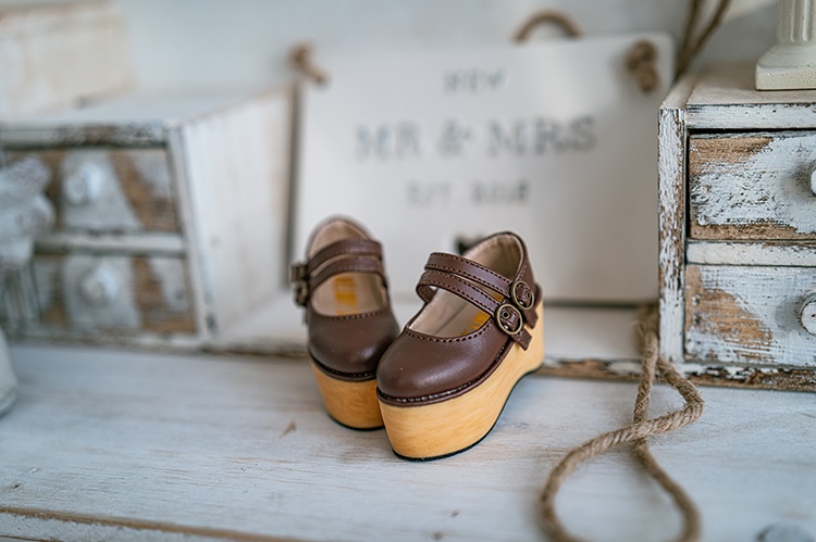 【SDM/MDD】Wベルト厚底シューズ