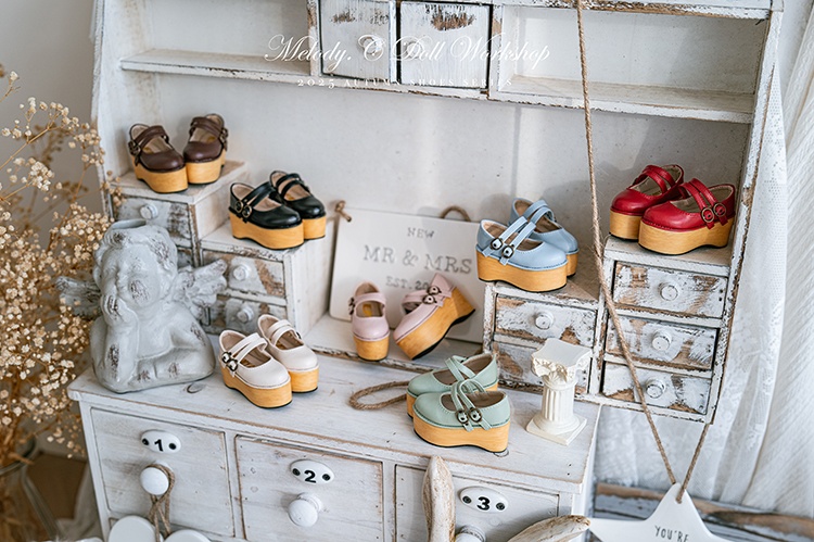 【SDM/MDD】Wベルト厚底シューズ